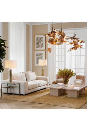 Square Travertine Coffee Table | Eichholtz Villeroy | Oroa.com