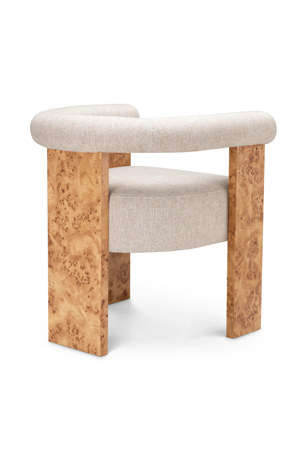 Mappa Burl Curved Dining Chair | Eichholtz Percy | Oroa.com