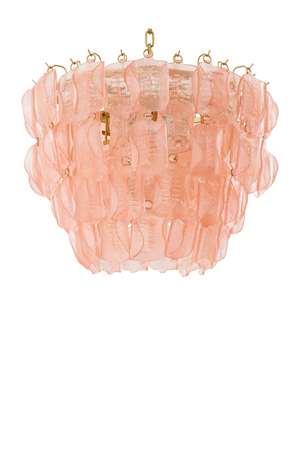 Tiered Handmade Glass Chandelier | Eichholtz Solange | Oroa.com