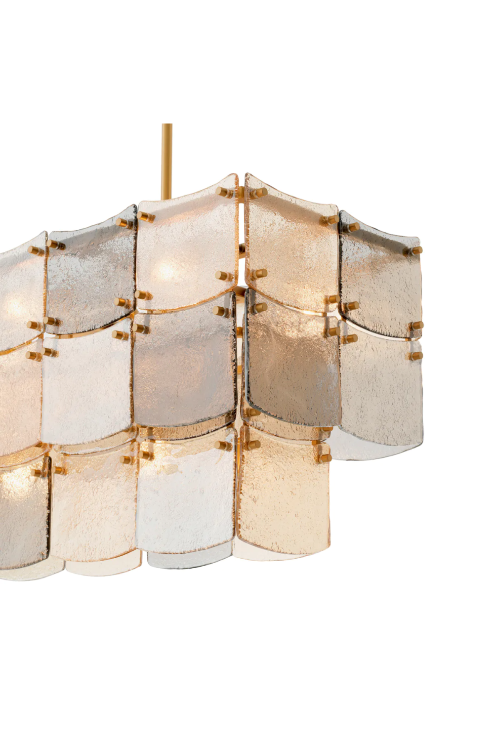 Handmade Glass Rectangular Chandelier | Eichholtz Laurent | Oroa.com