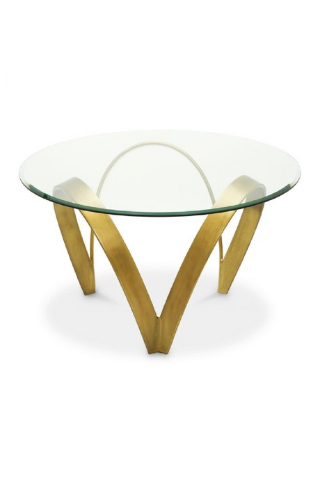 Vintage Brass Base Dining Table | Eichholtz Soquel | Oroa.com