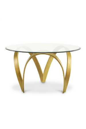 Vintage Brass Base Dining Table | Eichholtz Soquel | Oroa.com