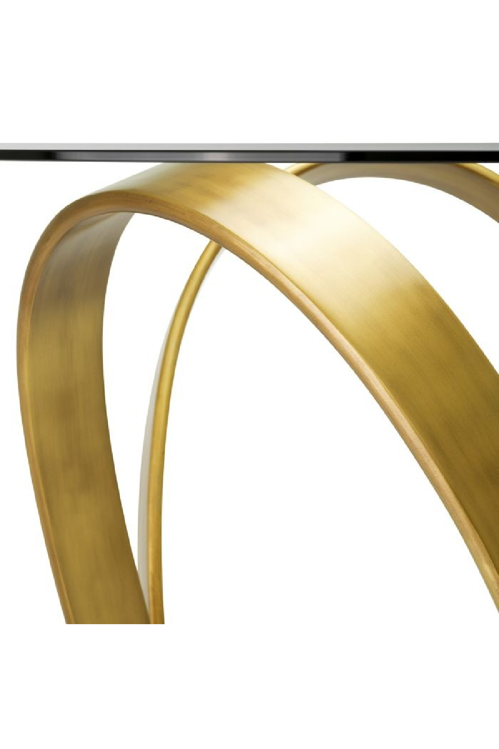 Vintage Brass Base Dining Table | Eichholtz Soquel | Oroa.com