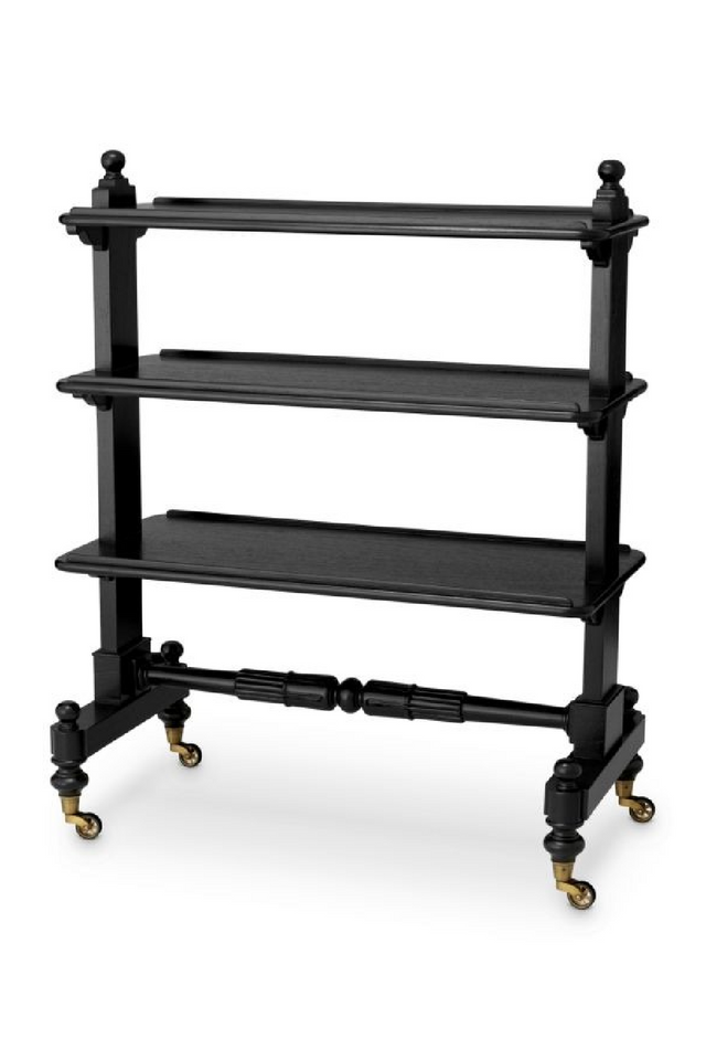 Classic Black 3-Layer Trolley | Eichholtz Lysander | Oroa.com