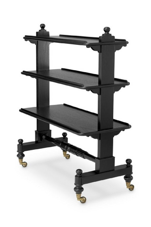 Classic Black 3-Layer Trolley | Eichholtz Lysander | Oroa.com