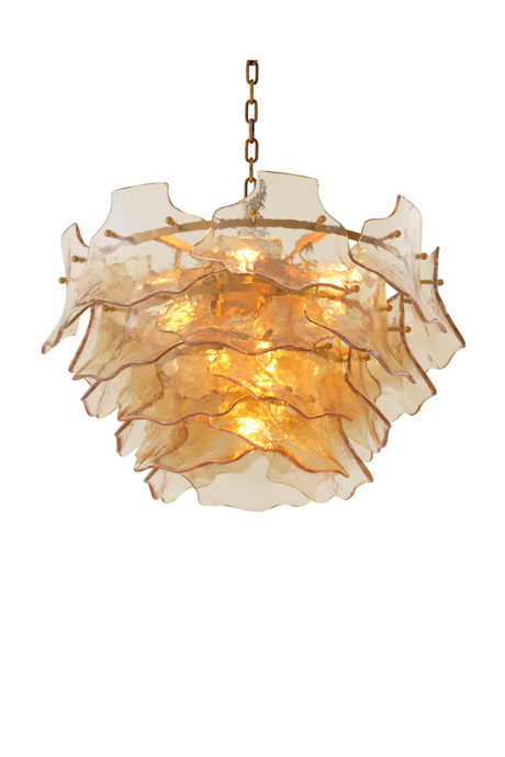 Champagne-Colored Glass Chandelier | Eichholtz Clarendon | Oroa.com