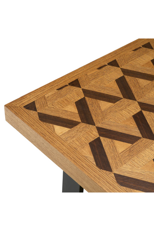 Laser-cut Oak Dining Table S | Eichholtz Rubicon | Oroa.com