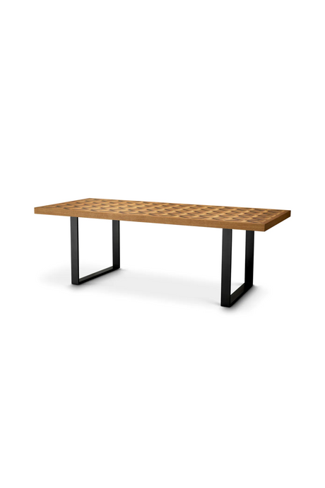 Laser-cut Oak Dining Table L | Eichholtz Rubicon | Oroa.com