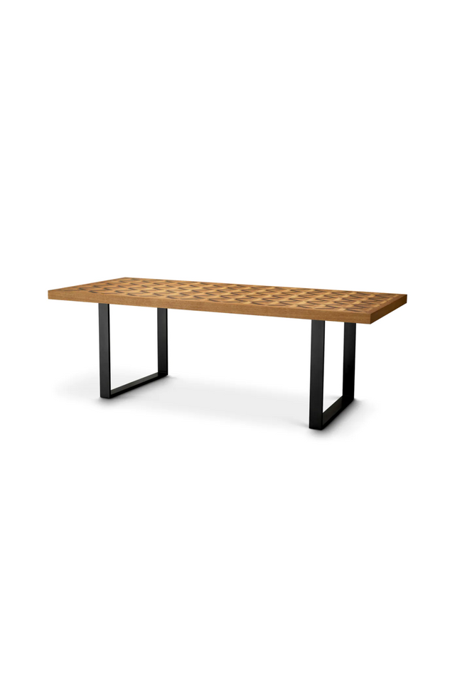 Laser-cut Oak Dining Table L | Eichholtz Rubicon | Oroa.com