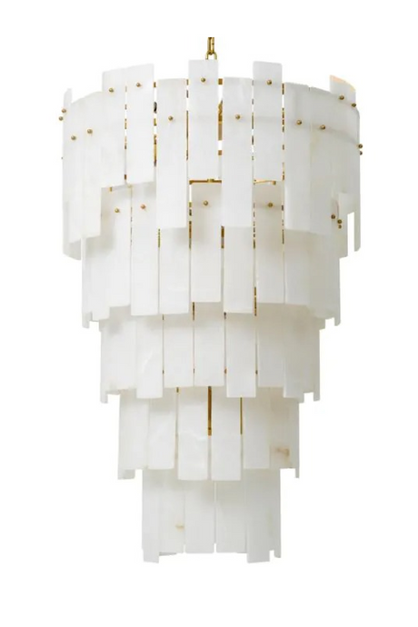 Tiered Alabaster Chandelier XL | Eichholtz Greyson | Oroa.com