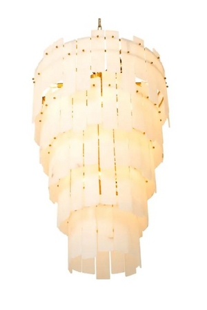 Tiered Alabaster Chandelier XL | Eichholtz Greyson | Oroa.com