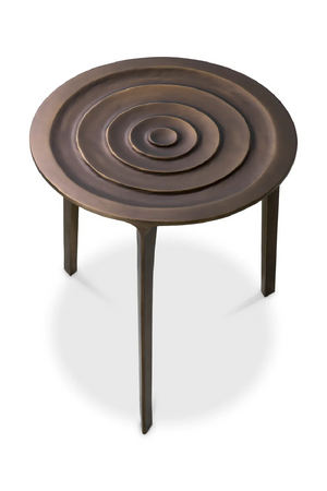 Bronze Finish Round Side Table | Eichholtz Granito | Oroa.com