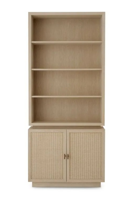 Rattan Door Oak Cabinet | Eichholtz Borchard | Oroa.com