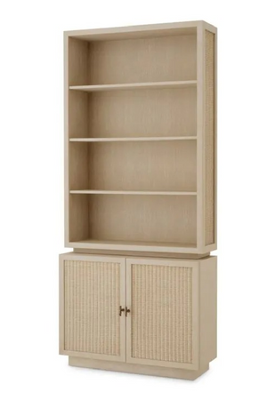 Rattan Door Oak Cabinet | Eichholtz Borchard | Oroa.com