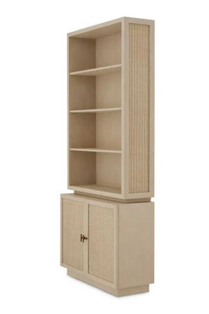 Rattan Door Oak Cabinet | Eichholtz Borchard | Oroa.com