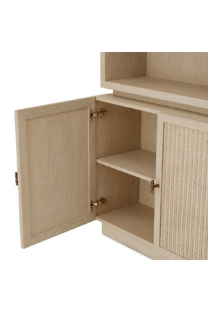 Rattan Door Oak Cabinet | Eichholtz Borchard | Oroa.com