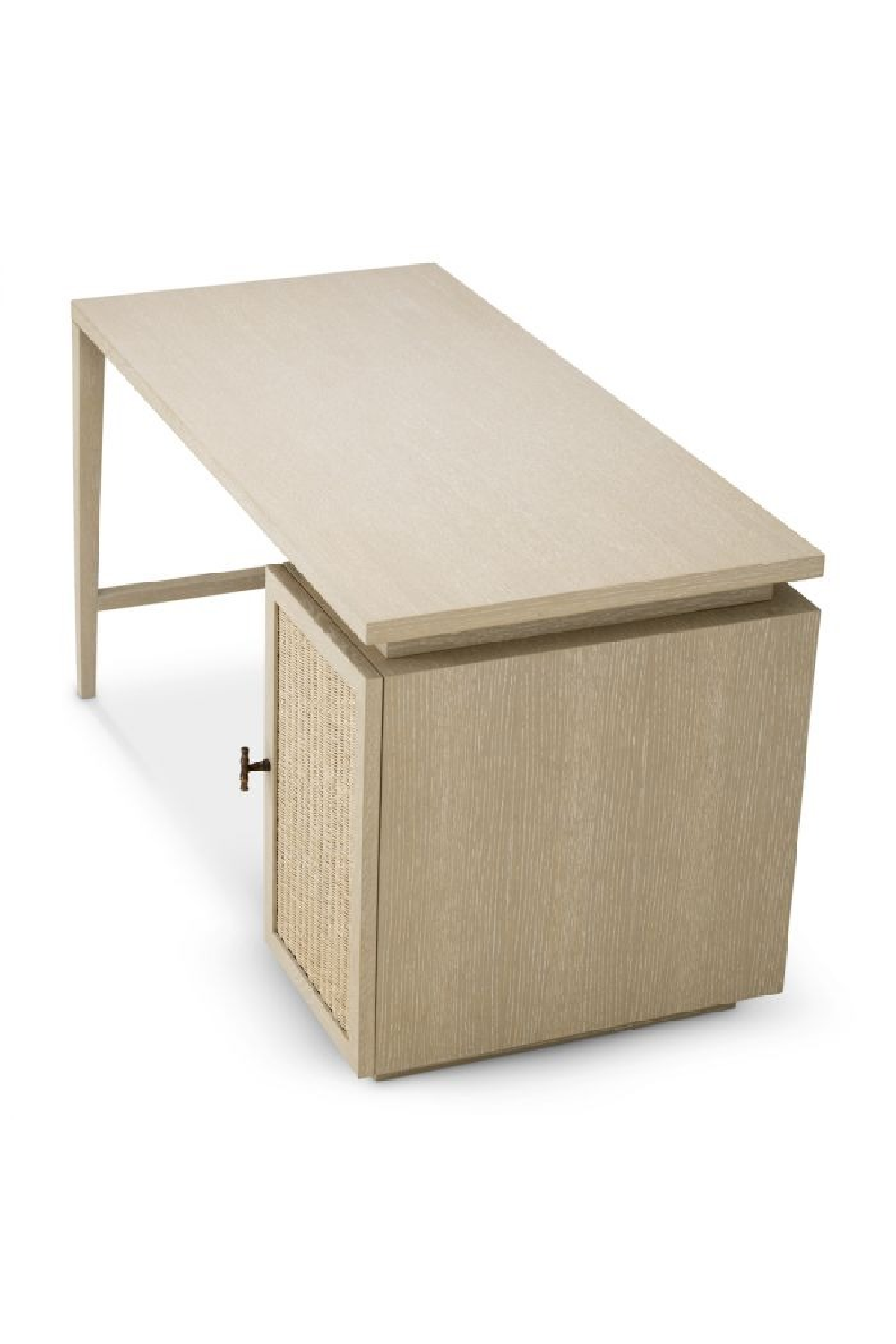 Rattan Door Wooden Desk | Eichholtz Borchard | Oroa.com