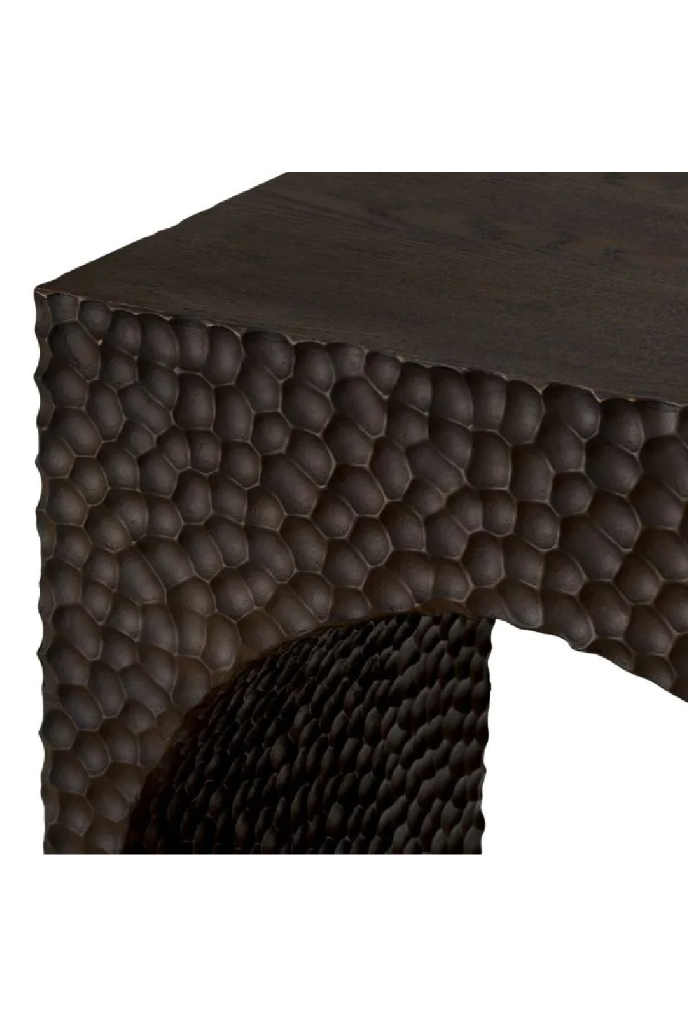 Hammered Oak Arched Side Table | Eichholtz Caldera | Oroa.com