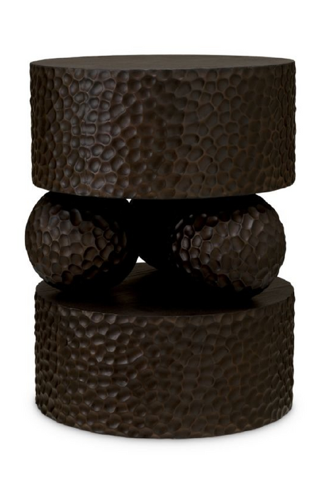 Black Hammered Oak Side Table | Eichholtz Thoren | Oroa.com