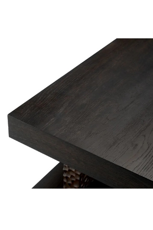 Hammered Oak Legs Coffee Table | Eichholtz Bravon | Oroa.com