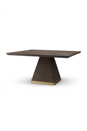Ebony Oak Square Dining Table | Eichholtz Rexton | Oroa.com