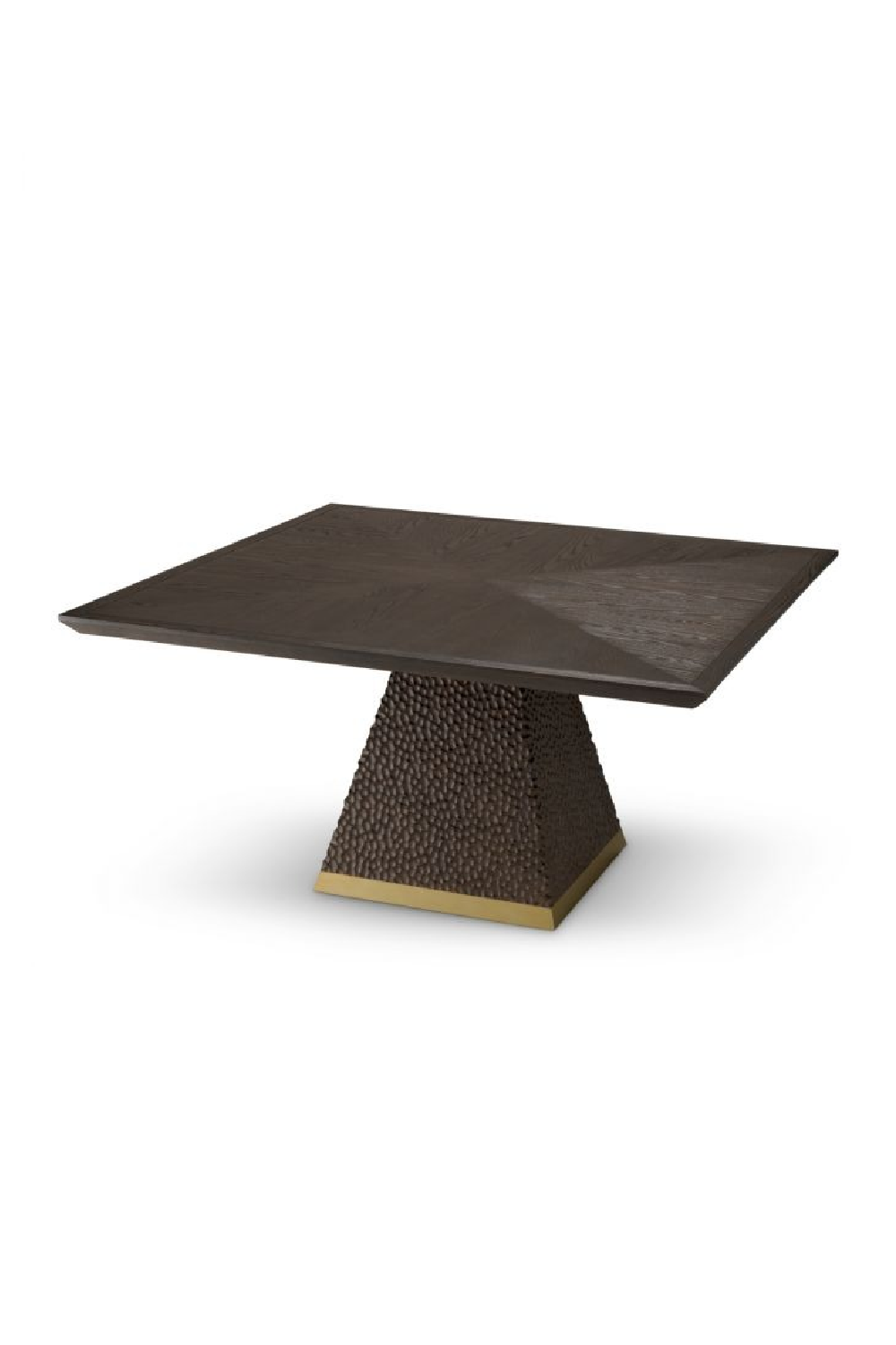 Ebony Oak Square Dining Table | Eichholtz Rexton | Oroa.com