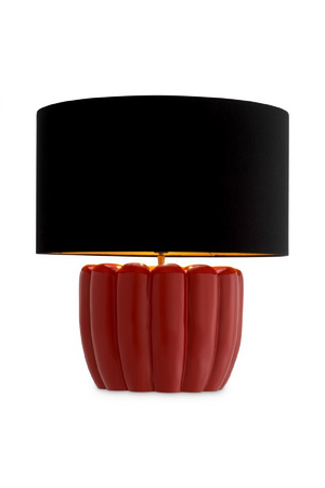 Red Wooden Base Table Lamp | Eichholtz Barocco | Oroa.com