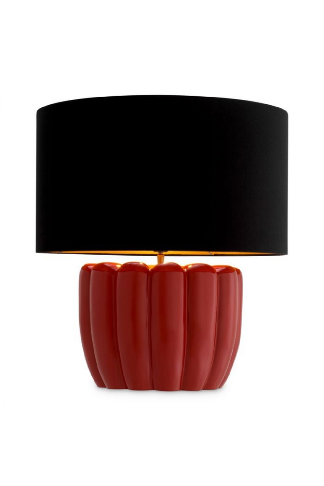 Red Wooden Base Table Lamp | Eichholtz Barocco | Oroa.com