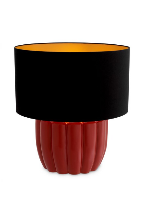 Red Wooden Base Table Lamp | Eichholtz Barocco | Oroa.com
