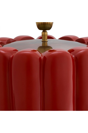 Red Wooden Base Table Lamp | Eichholtz Barocco | Oroa.com
