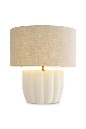 White Wooden Base Table Lamp | Eichholtz Barocco | Oroa.com