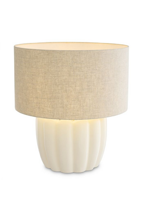 White Wooden Base Table Lamp | Eichholtz Barocco | Oroa.com
