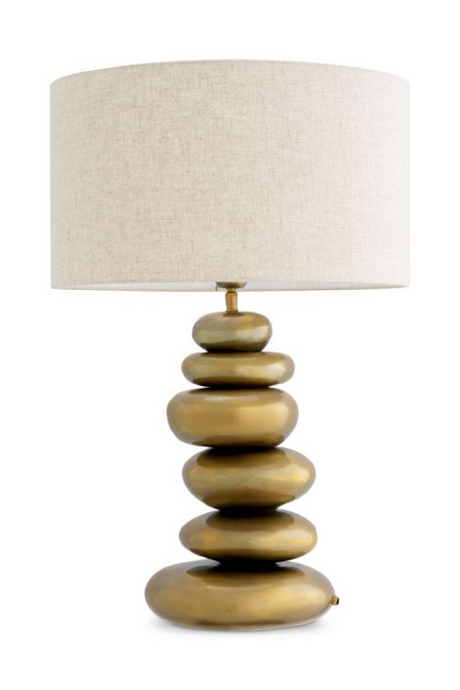 Vintage Brass Stacked Table Lamp | Eichholtz Kallisto | Oroa.com