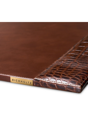 Croco Embossed Leather Desk Blotter | Eichholtz Scaleo | Oroa.com