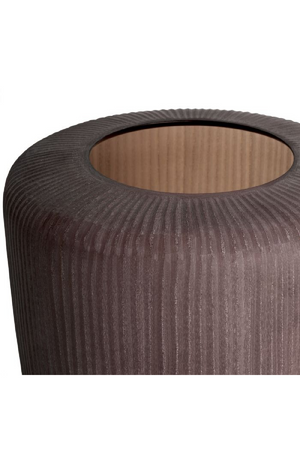 Handmade Gray Glass Vase | Eichholtz Isandro | Oroa.com