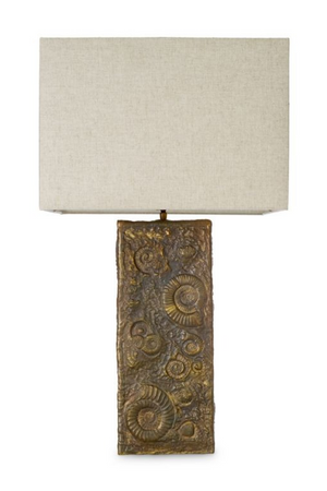 Vintage Brass Fossil Table Lamp | Eichholtz Kamari | Oroa.com