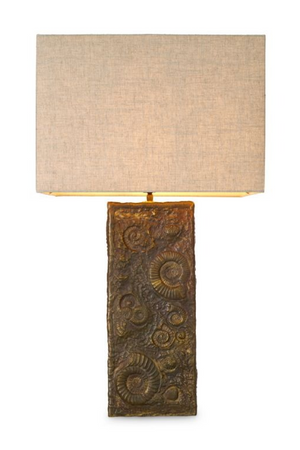 Vintage Brass Fossil Table Lamp | Eichholtz Kamari | Oroa.com