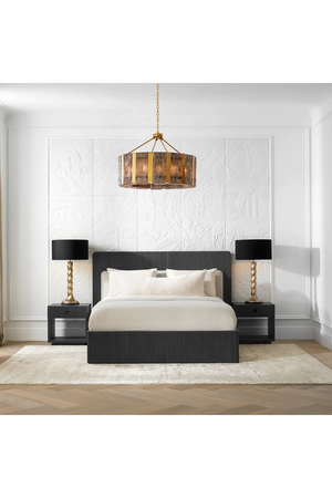 Ribbed Oak King Bed | Eichholtz Dimitrios | Oroa.com