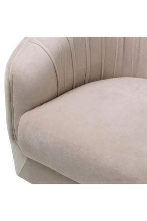 Brown Pleated Lounge Chair | Eichholtz Jameson | Oroa.com