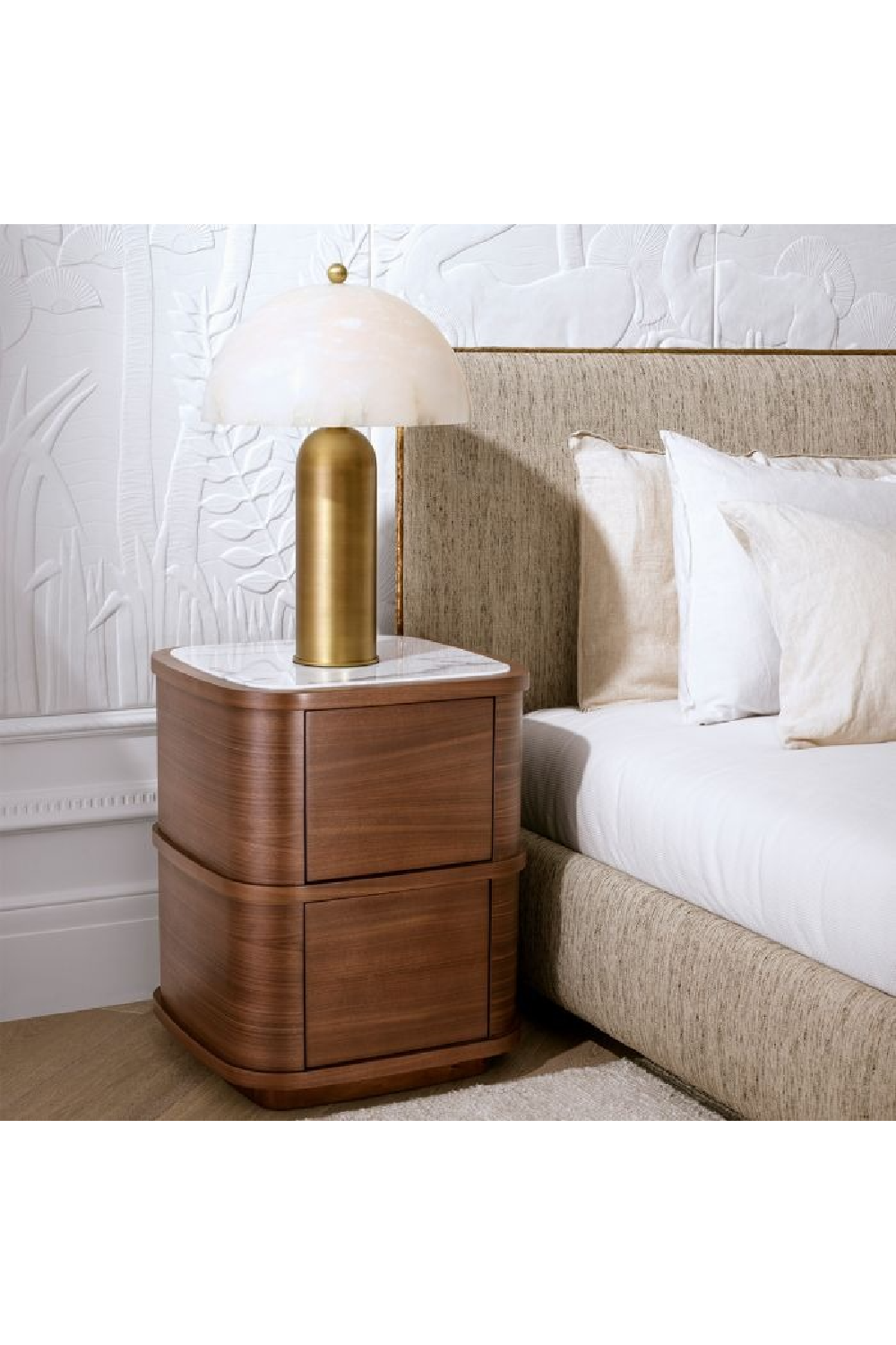 Marble Top 2-Drawer Nightstand S | Eichholtz Cabana | Oroa.com