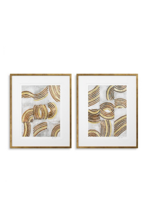 Curved Patterns Art Prints (2) | Eichholtz | Oroa.com