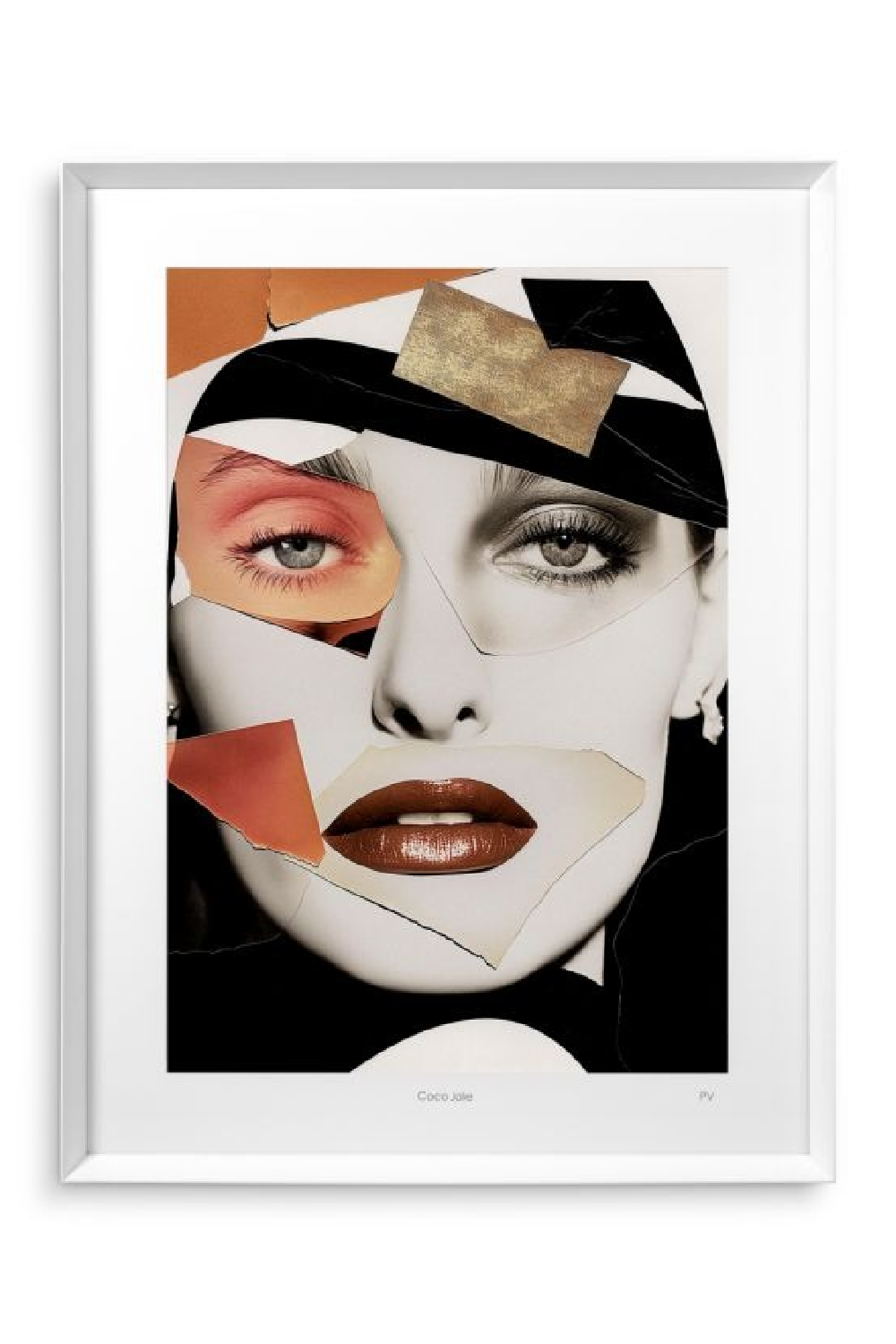 Collaged Female Photographic Print | Eichholtz Coco Jolie | Oroa.com
