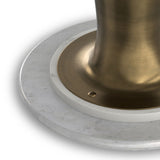 Nicolette - Antique Brass Side table - OROA