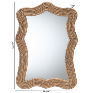 Coastal Woven Rope Wall Mirror | Novi Living