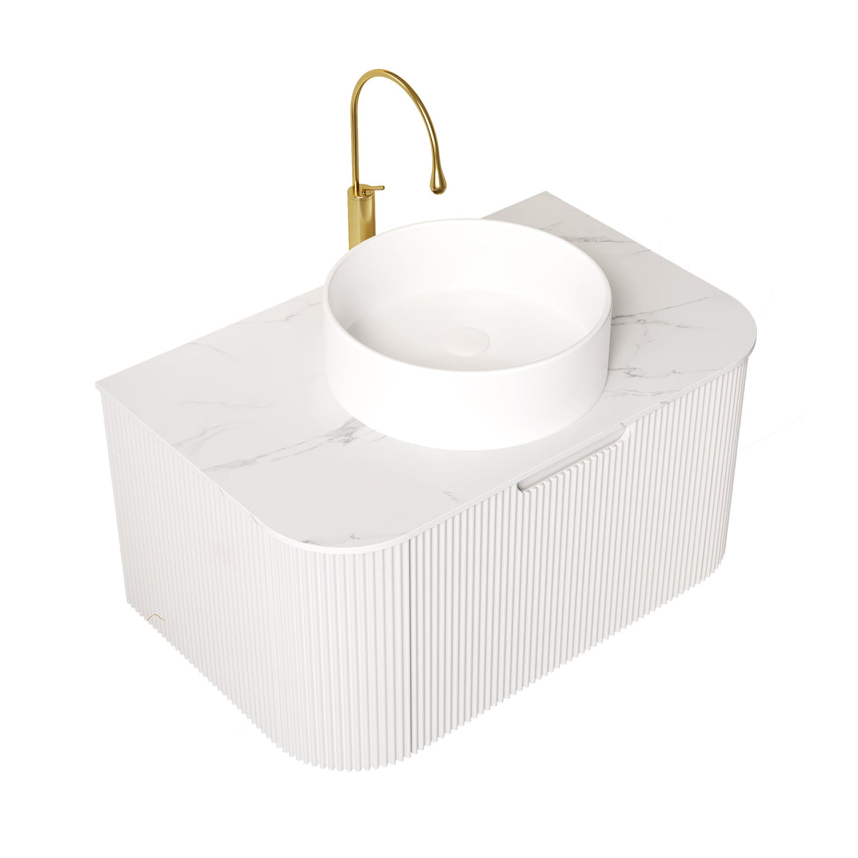 Floating Bathroom Vanity & Sink - OROA