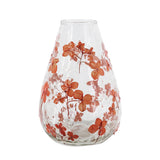 Red Botanical Glass Vase | OROA
