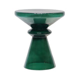 Emerald Blown Glass Accent Table | Catchy