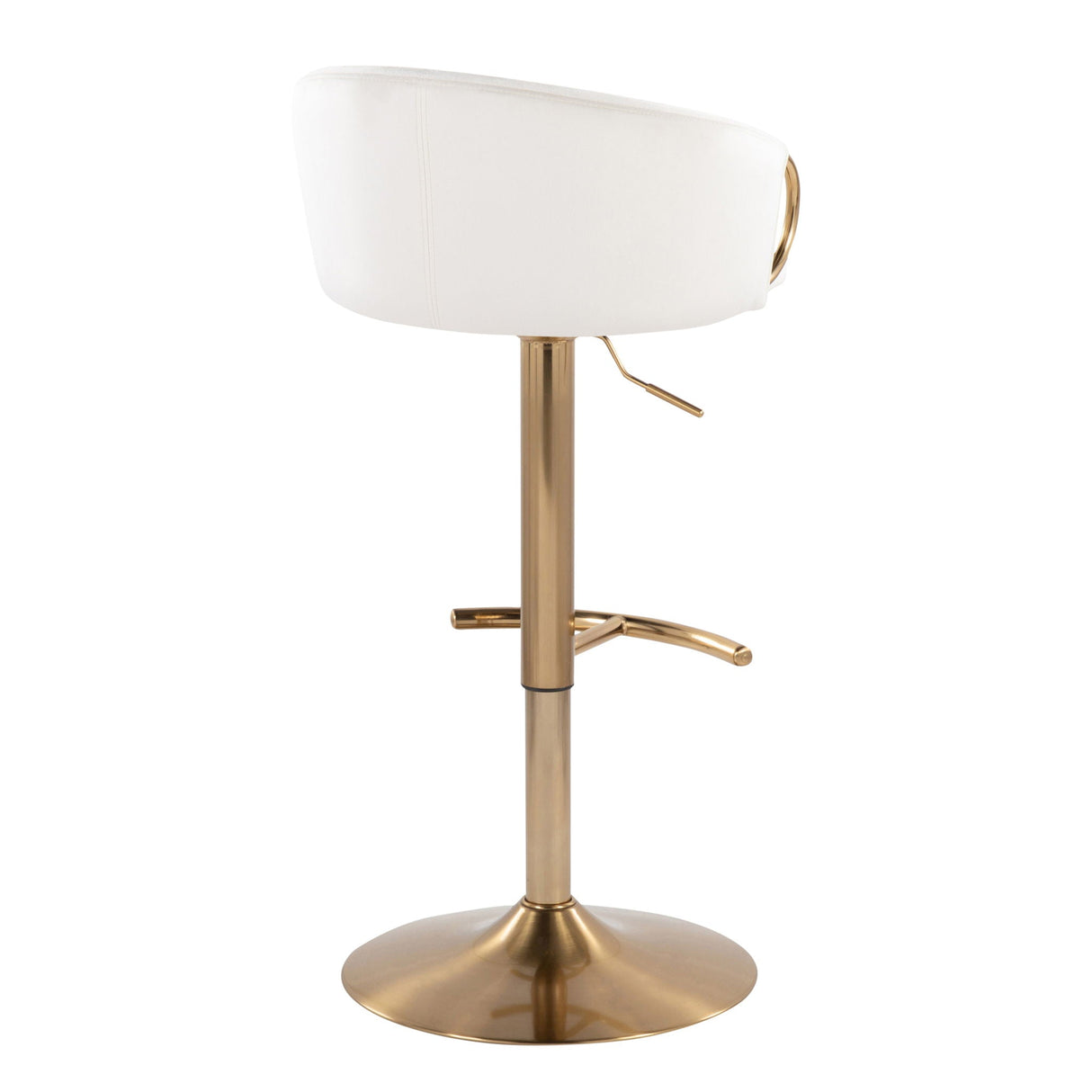 Glam Adjustable Bar Stool (S/2) - Claire