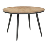 Natural Wood Round Dining Table | Catchy