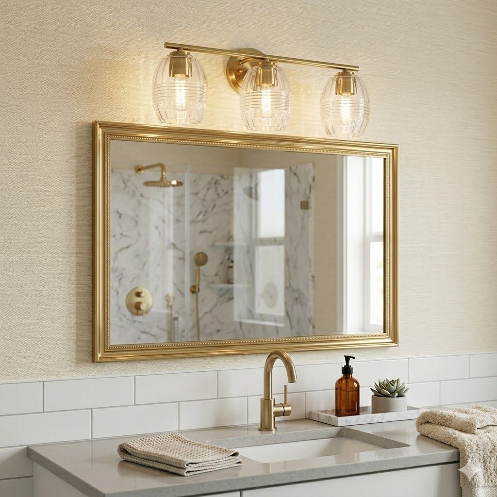 Luster Vanity Satin Brass - OROA